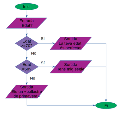 Exemple diagrama flux