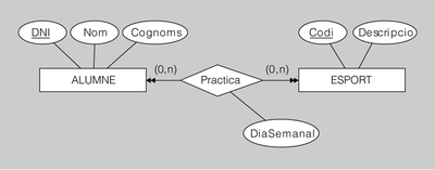 Interrelació binària amb connectivitat M-N